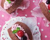 ラズベリー&チョコのチーズロールケーキ作り方34写真