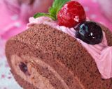 ラズベリー&チョコのチーズロールケーキ作り方33写真