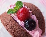 ラズベリー&チョコのチーズロールケーキ作り方35写真