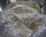 米ぬか入り押し麦のハードクッキー作り方1写真
