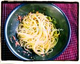 焼きさけのカルボナーラ作り方2写真