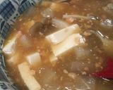 山葵風味☆鮭と豆腐のあったかいスープ作り方4写真