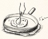 カフェ風豆腐入りパンケーキ作り方5写真
