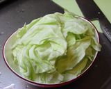 キャベツのつまみ（味噌＆ごま油）作り方1写真
