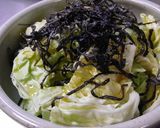 キャベツのつまみ（塩昆布＆ごま油）作り方2写真