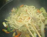 ヒガシマルうどんスープで焼きうどん作り方4写真