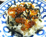はやい♪ふりかけや混ぜ込みの素といくら丼作り方3写真