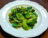 ランダムの葉が美味しい芽キャベツのソテー作り方4写真