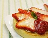 いちご♡クリームチーズのっけトースト作り方5写真