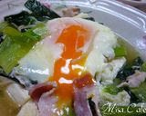 小松菜と玉子のスープ作り方6写真