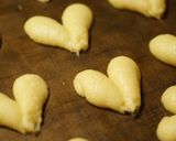 簡単バレンタイン❤ハートのチーズサブレ作り方2写真