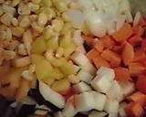 夏野菜で作る冷た〰いエコスープ♪作り方1写真