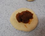 金時豆と生クリームのパン作り方3写真