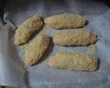 トースターde鶏むね肉の梅しそチーズカツ作り方9写真