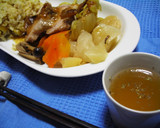 簡単!圧力鍋ひとつで蒸し豚と蒸し野菜作り方7写真