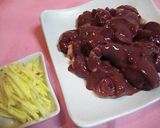 鶏レバー☆あぼかドん！作り方1写真