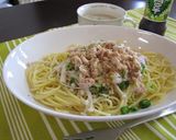 リケン青じそドレッシングで和風パスタ作り方4写真