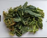 レンジで簡単☆菜の花の白だしバター和え。作り方1写真