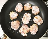 ボリュームUP！豚こまで作る唐揚げ★焼き作り方3写真