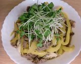 青じそドレ＆マスタードでさっぱり肉炒め作り方5写真