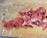 手間なし簡単！すき焼き風✨肉豆腐作り方2写真