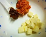 あらほぐし鮭とチーズの丼 作り方2写真