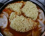韓国 部隊鍋 プデチゲ作り方4写真