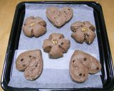 HB★ミルクココアで濃いコクでましたパン作り方5写真