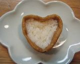 バレンタインハート弁当作り方1写真