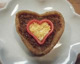 バレンタインハート弁当作り方3写真