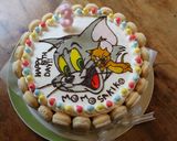 トムとジェリー　バースデーケーキ作り方10写真