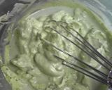 ハートの抹茶ケーキ作り方3写真