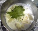 ハートの抹茶ケーキ作り方4写真