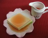 雛祭り　菱形三色ババロア　アイスで簡単作り方24写真