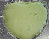 ハートの抹茶ケーキ作り方6写真