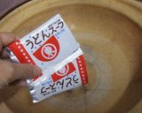 うどんスープDE簡単餃子鍋作り方1写真