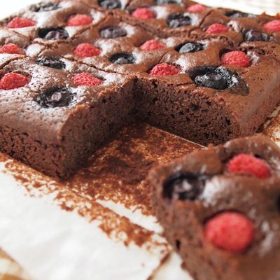 ラズベリーのブラウニー by ぷーこさん 【クックパッド】 簡単おいしい