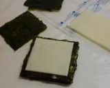 お弁当に♪ のりとチーズのミルフィーユ作り方2写真