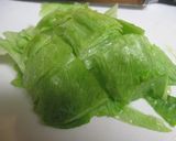 簡単!激うま!レタスdeスープ作り方1写真