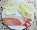 超簡単！白菜と豚肉の重ね煮作り方1写真