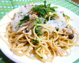 ささみとしめじの柚子胡椒パスタ作り方6写真