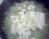 シンプル美味しい♡たまねぎと豆腐の味噌汁作り方4写真