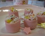 ピンク　no　カップサラダ作り方4写真