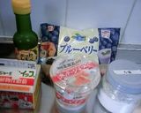 ブルーベリーとカッテージチーズのデザート作り方1写真