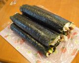 簡単 節分の恵方巻き サラダ巻き☆コツ有作り方7写真