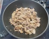 酢を入れて少しさっぱりの肉野菜炒め作り方5写真