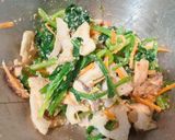 れんこん＆ほうれん草のごまたっぷり和え作り方3写真