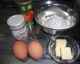 ★缶詰フルーツの炊飯器ケーキ★作り方1写真