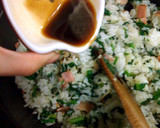 我が家の定番♥和風ほうれんそう炒飯♥作り方3写真