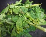 春待ち　舞茸とがんもと菜花の含め煮作り方1写真